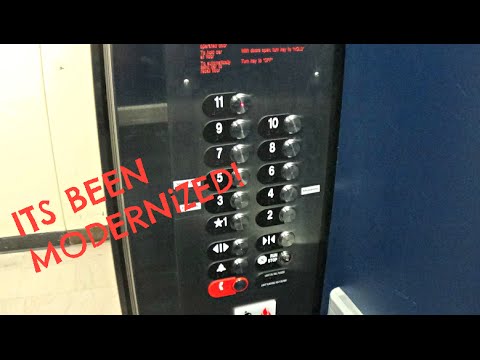 It got Modernized! Westinghouse Traction Stacks Elevator - Carnegie Library - Oakland, PA