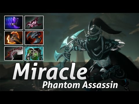 Miracle Phantom Assassin 9000 MMR Gameplay - Dota 2 Epic Moments