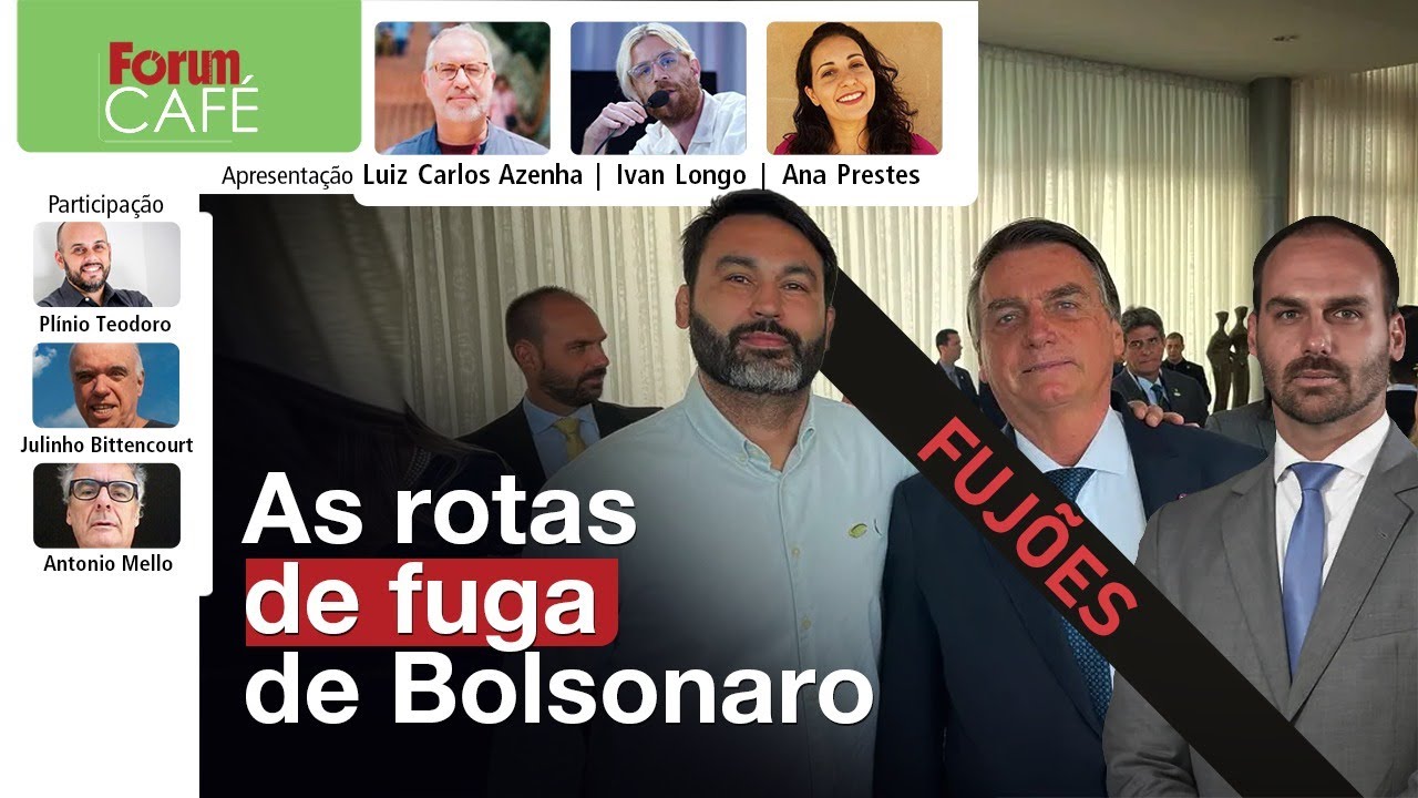 STF monitora     possíveis rotas de fuga de Bolsonaro réu para EUA ou Hungria | Fórum Café | 28.3.25