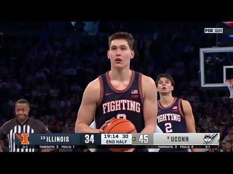 Illinois vs UConn Highlights | College Men Basketball Nov 28,2025