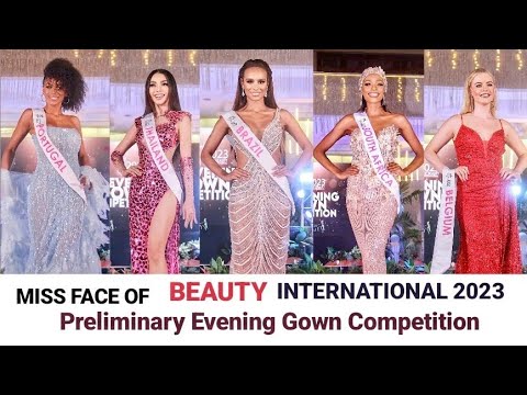 Evening Gown Competition Miss Face Of Beauty International 2023