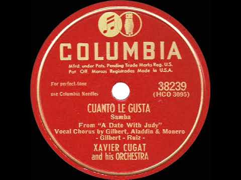 1947 Xavier Cugat - Cuanto Le Gusta