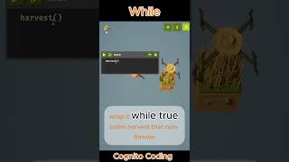 This While Loop Never Stops Harvesting #coding #tutorial #shorts
