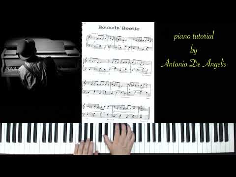 W. Schaum - Bouncin' beetle - piano tutorial by Antonio De Angelis
