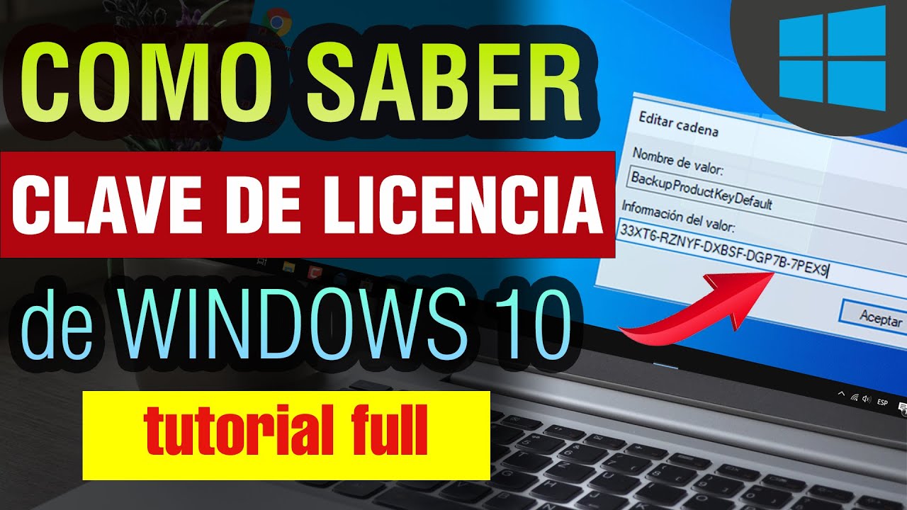 Como saber la Clave de Licencia de Windows 10 | como saber la clave de producto de mi pc windows 10