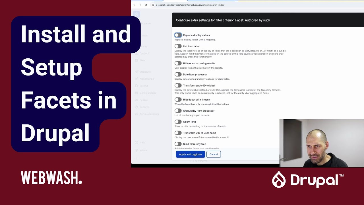 Install and Setup Facets in Drupal