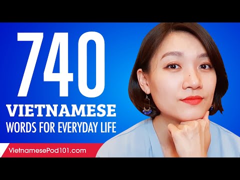 740 Vietnamese Words for Everyday Life - Basic Vocabulary #37