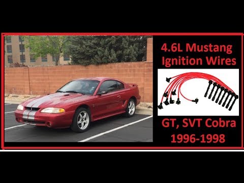 96-98 Mustang Ignition wires install: How to change ignition leeds Mustang GT, Cobra 4.6L