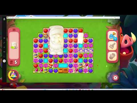 Gardenscapes Hard Level 25 Walkthrough | Audio Talkthrough | F2P Tips & Strategy Guide