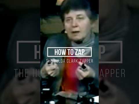Hulda Clark demonstrates how to use the Zapper — more info at HuldaClark.com 🌅