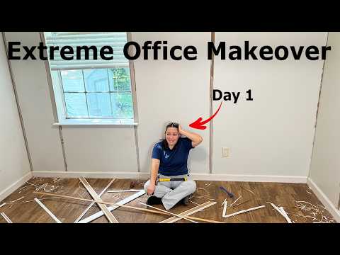 DIY Dream Office Makeover on a Budget for 2 People! / Extreme Home Office Makeover Ideas
