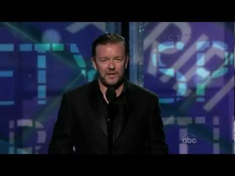 Ricky Gervais scherza con Louis C.K. agli Emmy Award 2012 (sub ita)