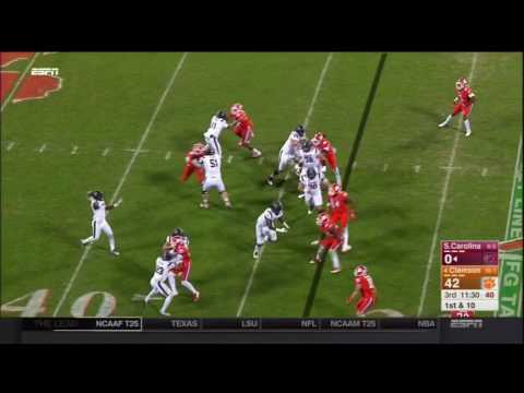 2016 USC vs Clemson - Deebo Samuel to Bryan Edwards 33 Yd Touchdown Reception