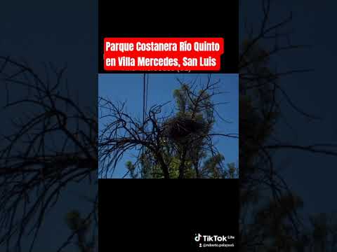 Parque Costanera Río Quinto en Villa Mercedes, San Luis a orillas del Río Quinto