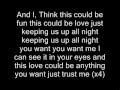 Daniel J - "Up All Night" - Lyrics 
