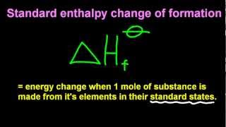 5.1 Define Standard State, Enthalpy change of formation and combustion [SL IB Chemistry]