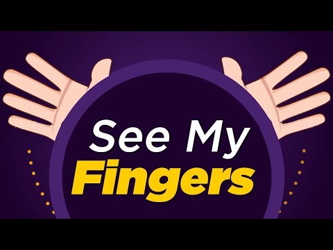 See My Fingers Rhyme | English Rhymes For Kids | Animated Nursery Rhymes | Amulya Kids