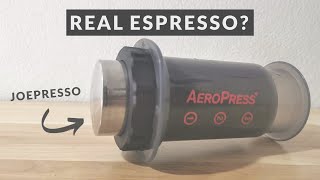 JOEPRESSO: Real espresso with the Aeropress? First impression & mini review