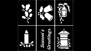 PLANTILLAS STENCIL NAVIDAD III
