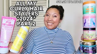 ALL MY CURLY HAIR STYLERS! - PART 2 | FULL HAIR PRODUCT STASH SERIES *2024* | Ashkins Curls