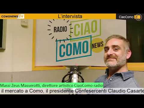 Presentazione ufficiale del nuovo marchio CiaoComo con Massi Zeus Masserotti