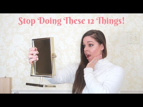 STOP DOING these 12 Things To Your Skin, If You Wear Makeup I SkinCare Wednesdays Video