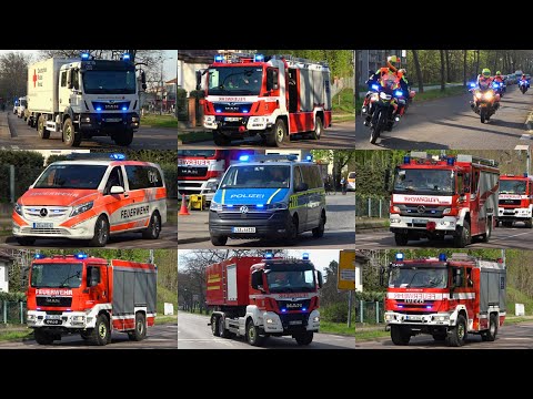 🚨 [WALDBRAND IN DÖLAUER HEIDE / ⚠️STADTALARM⚠️] 500 Einsatzkräfte zur Großübung in Halle (Saale) 🚨