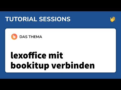 lexoffice mit bookitup verbinden