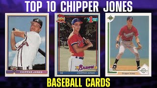 Top 10 Most Valuable Chipper Jones Rookie Cards
