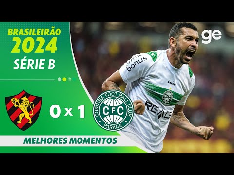 SPORT 0 X 1 CORITIBA |  | MELHORES MOMENTOS | 22ª RODADA BRASILEIRÃO SÉRIE B 2024 | ge.globo
