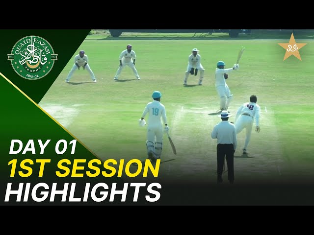 1st Session Highlights | Multan vs Bahawalpur | Day 1 | Quaid-e-Azam Trophy 2025-26 | PCB | M2P1K