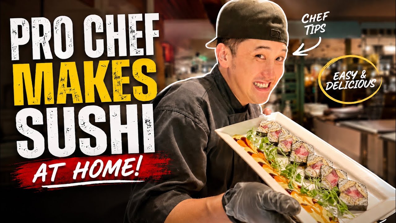 How a Pro Chef Makes Sushi at Home