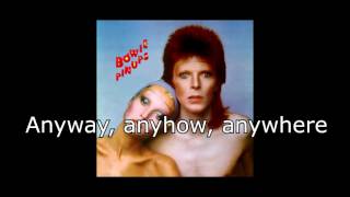 Anyway, Anyhow, Anywhere | David Bowie + Lyrics