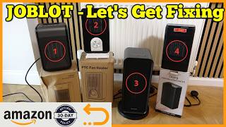 Yet MORE Amazon Returns… 4 Faulty Heaters – Let's Fix Them?!