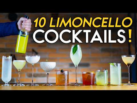 Top 10 Limoncello Cocktails (plus Lime & Orange)