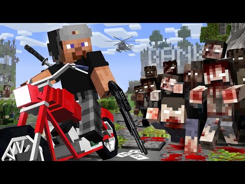 Sobreviví a Un Apocalipsis Zombie Extremo En Minecraft