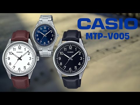 Japanese quartz watches CASIO MTP-V005 | Style-Time