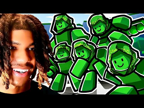 I Found a CLAN of TOXIC GREEN BEANS in The Strongest Battlegrounds..