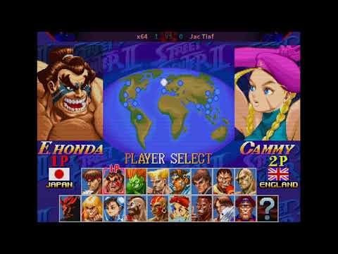 Monday Night Turbo - Jac Tiaf [Cammy] vs. x64 [Honda] FT2 - Super Street Fighter II Turbo: NL v0.5