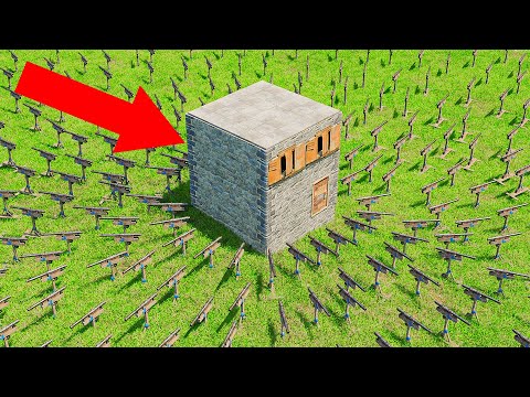 I Tried Placing 100 Shotgun Traps in my Base