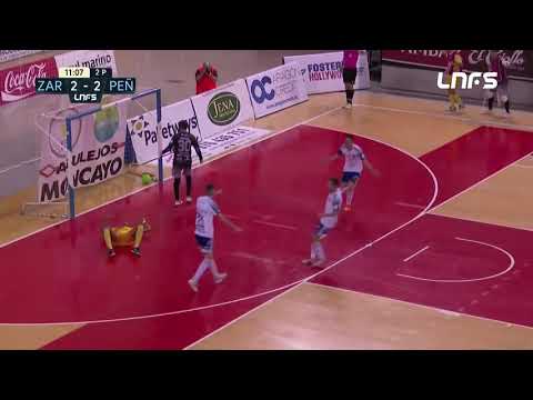 Gol Adri Ortego (3-2) Fútbol Emotion Zaragoza - Peñíscola Rehab Medic. J8, 1Div. LNFS
