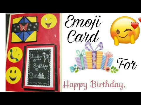 Birthday Card For Bhaiya | Birthday Card | Gifts For Boys | Emoji Card | Handmade |  Brother Sister|
