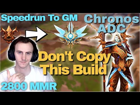Speedrun from Bronze to GM (Episode 15) | Chronos ADC 2800 MMR