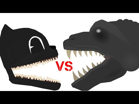 Godzilla VS Cartoon Cat