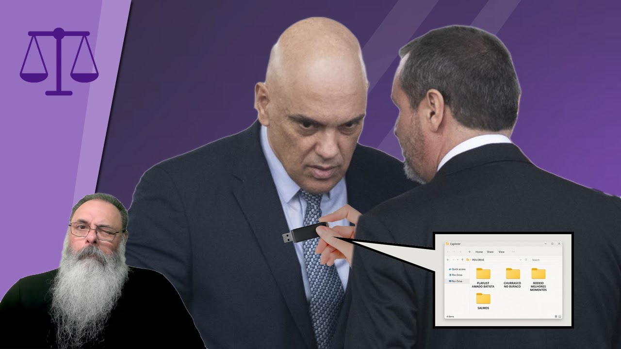 PEN DRIVE periciado em TEMPO RECORD é IRRELEVANTE para o PROCESSO: FORAM PEGOS e MEDRARAM