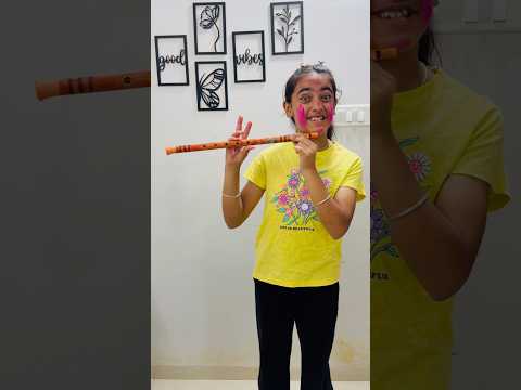 Samayra Rishabh ko kon c Pichkari mili❓🤔😳 #shorts #samayranarula #siblings