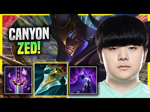 CANYON IS A GOD WITH ZED! - DK Canyon Plays Zed JUNGLE vs Rek'sai! | Season 2022