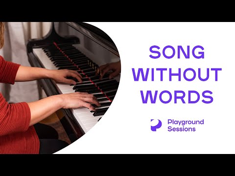 How to play 'Song Without Words' by Fritz Spindler on the piano -- Playground Sessions