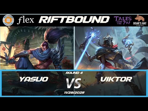 Yasuo VS Viktor   [Riftbound Gameplay Round 4]