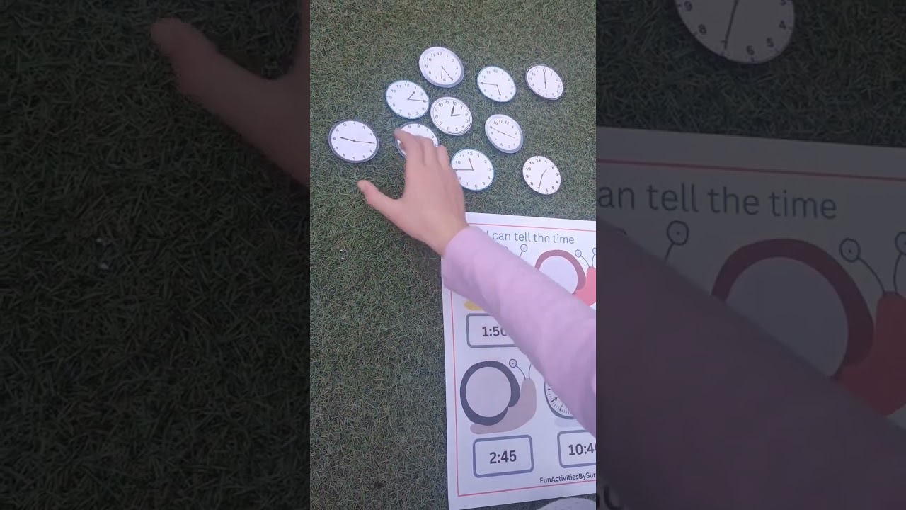 Telling time activity worksheets. Link in description.